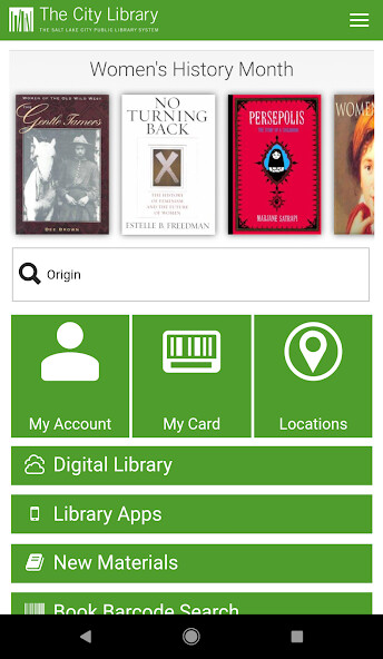 Run android online APK Salt Lake City Public Library from MyAndroid or emulate Salt Lake City Public Library using MyAndroid