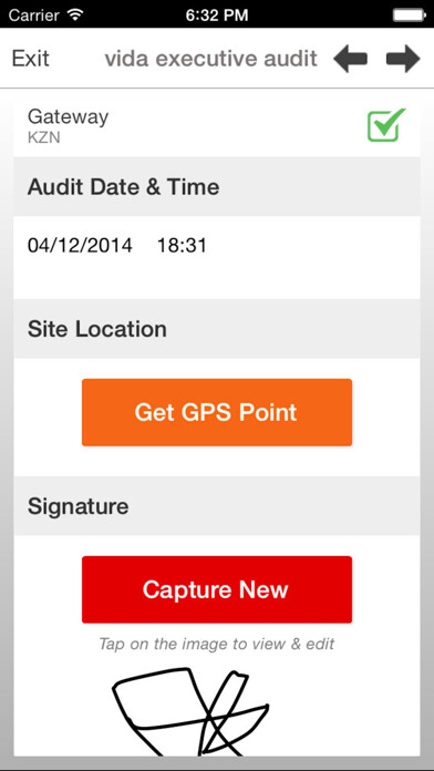 Emulate iPhone app Salute Audit using MyAndroid