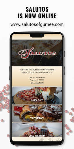 Run android online APK Salutos Italian Restaurant from MyAndroid or emulate Salutos Italian Restaurant using MyAndroid