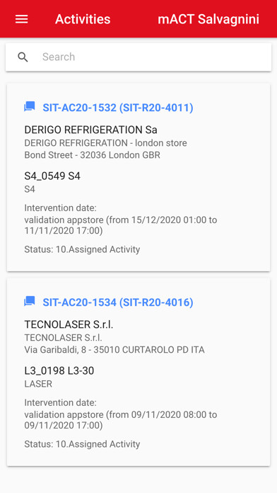 Emulate iPhone app Salvagnini mACT Mobile using MyAndroid Emulate iPhone app Salvagnini mACT Mobile using MyAndroid