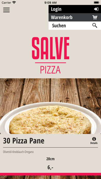 Emulate iPhone app SALVE PIZZA using MyAndroid Emulate iPhone app SALVE PIZZA using MyAndroid