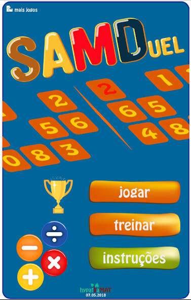 Run android online APK SAMDuel - Jogo matemático from MyAndroid or emulate SAMDuel - Jogo matemático using MyAndroid Run android online APK SAMDuel - Jogo matemático from MyAndroid or emulate SAMDuel - Jogo matemático using MyAndroid