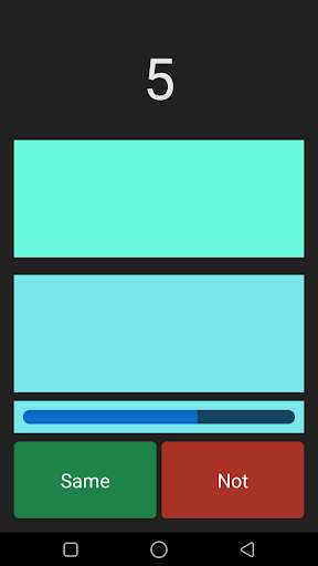 Run android online APK Same or Not color from MyAndroid or emulate Same or Not color using MyAndroid