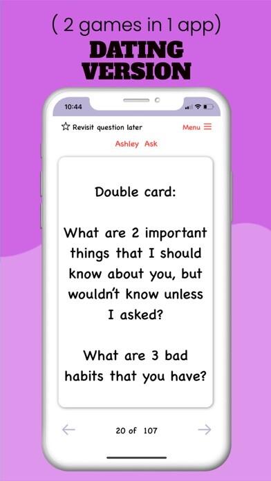 Emulate iPhone app Same Page - Relationship Game using MyAndroid