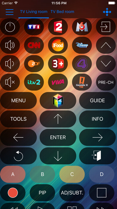 Emulate iPhone app SamMote - Remote for Samsung TV using MyAndroid Emulate iPhone app SamMote - Remote for Samsung TV using MyAndroid