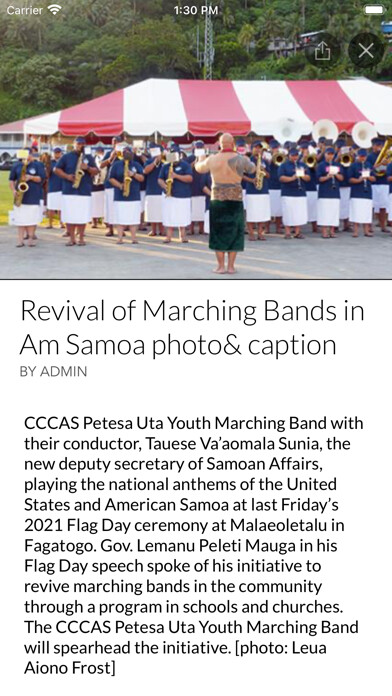 Emulate iPhone app Samoa News using MyAndroid Emulate iPhone app Samoa News using MyAndroid