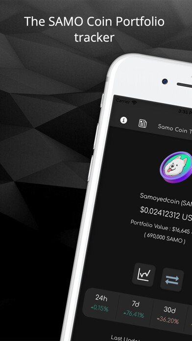 Emulate iPhone app Samo Coin Tracking Solana Doge using MyAndroid Emulate iPhone app Samo Coin Tracking Solana Doge using MyAndroid