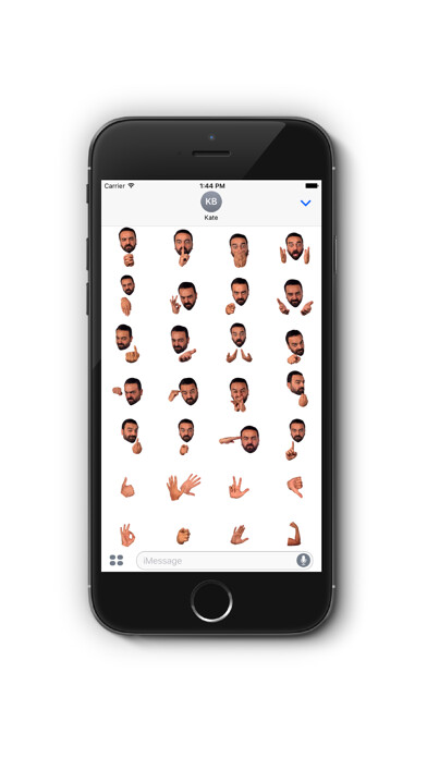 Emulate iPhone app SAMOJI by Samer Al Masri Stickers using MyAndroid Emulate iPhone app SAMOJI by Samer Al Masri Stickers using MyAndroid