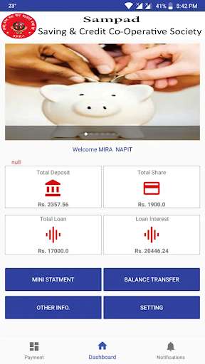 Run android online APK Sampad SACCOS from MyAndroid or emulate Sampad SACCOS using MyAndroid