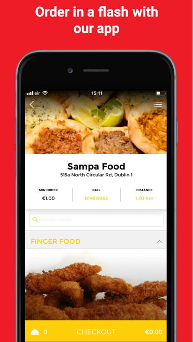 Emulate iPhone app Sampa Food Dublin using MyAndroid Emulate iPhone app Sampa Food Dublin using MyAndroid