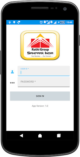 Run android online APK Sampark Client App from MyAndroid or emulate Sampark Client App using MyAndroid