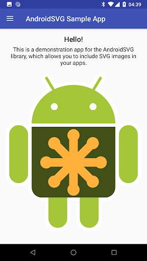 Run android online APK Sample App for AndroidSVG from MyAndroid or emulate Sample App for AndroidSVG using MyAndroid