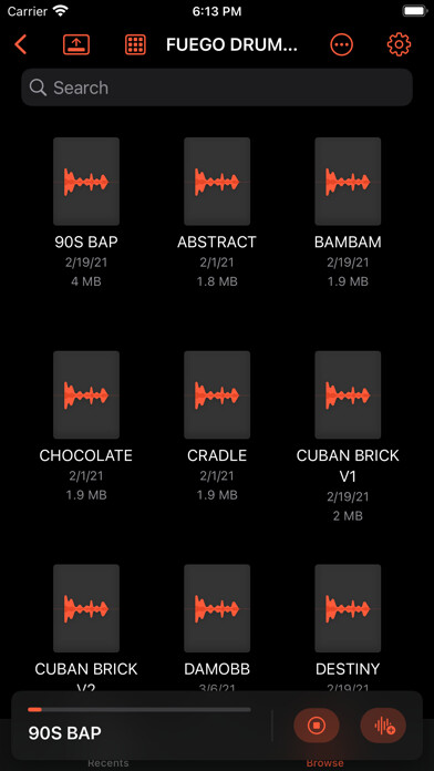 Emulate iPhone app Sample Crate using MyAndroid