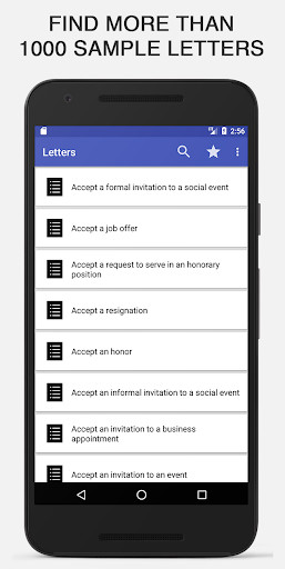 Emulate Android APK Sample Letters Offline Emulate Android APK Sample Letters Offline