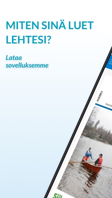 Emulate iPhone app Sampo, päivän lehti using MyAndroid Emulate iPhone app Sampo, päivän lehti using MyAndroid