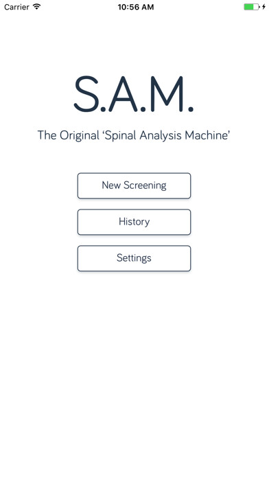 Emulate iPhone app S.A.M. Posture Print using MyAndroid Emulate iPhone app S.A.M. Posture Print using MyAndroid