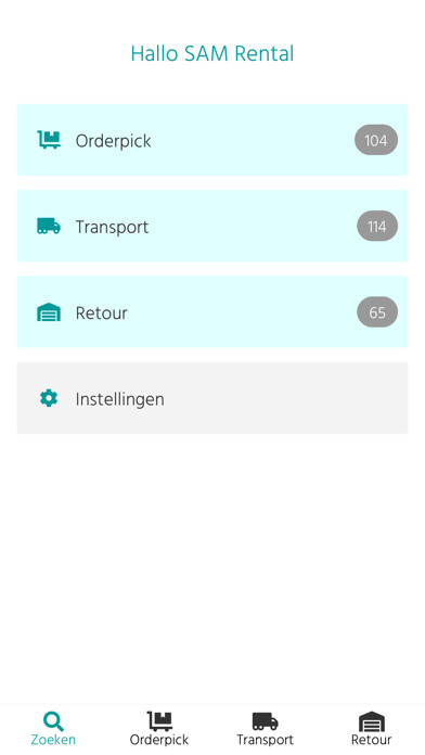 Emulate iPhone app Sam Rental using MyAndroid