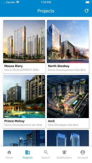 Emulate iPhone app SAMS Agent - Real Estate using MyAndroid Emulate iPhone app SAMS Agent - Real Estate using MyAndroid