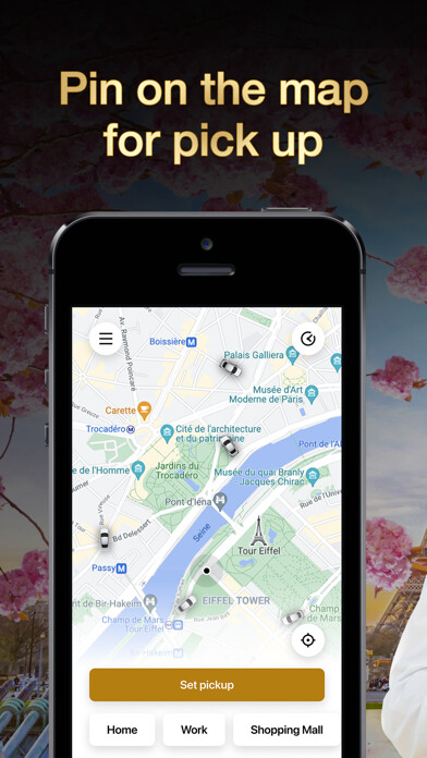 Emulate iPhone app Sam Service: Commande de Taxi using MyAndroid Emulate iPhone app Sam Service: Commande de Taxi using MyAndroid