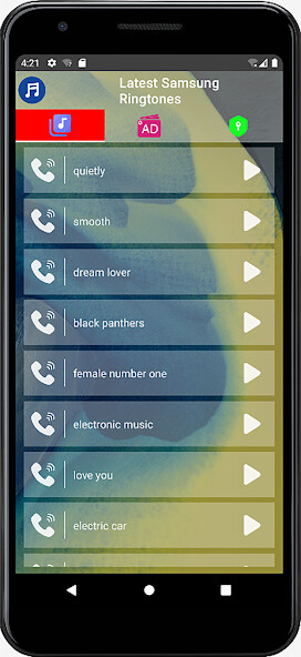 Run android online APK Samsung Ringtones from MyAndroid or emulate Samsung Ringtones using MyAndroid