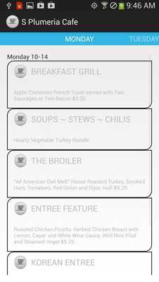 Emulate Android APK Samsung San Jose Cafe Plumeria