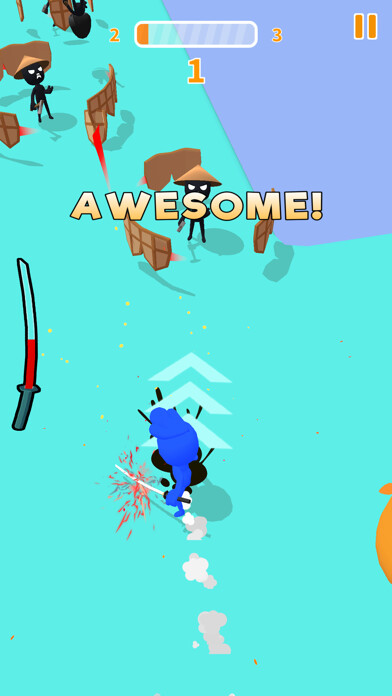 Emulate iPhone app Samurai Dash : Blade Slash using MyAndroid