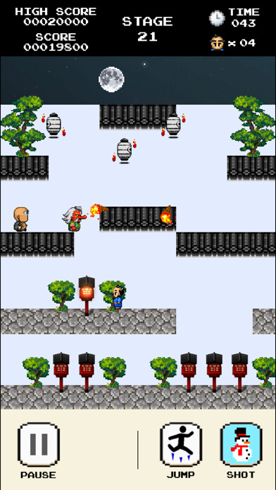 Emulate iPhone app Samurai Mission using MyAndroid