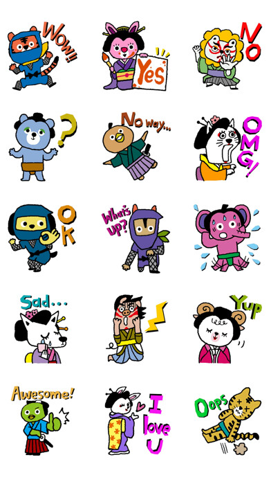 Emulate iPhone app Samurai & Ninja Animals using MyAndroid