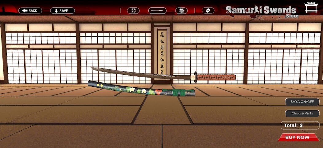 Emulate iPhone app Samurai Swords Store using MyAndroid Emulate iPhone app Samurai Swords Store using MyAndroid