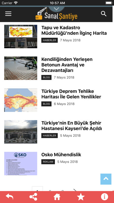 Emulate iPhone app Sanal Şantiye using MyAndroid