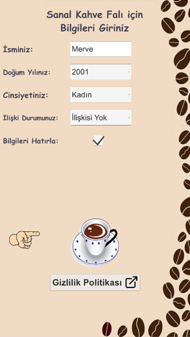 Emulate iPhone app Sanal Kahve Falı using MyAndroid Emulate iPhone app Sanal Kahve Falı using MyAndroid