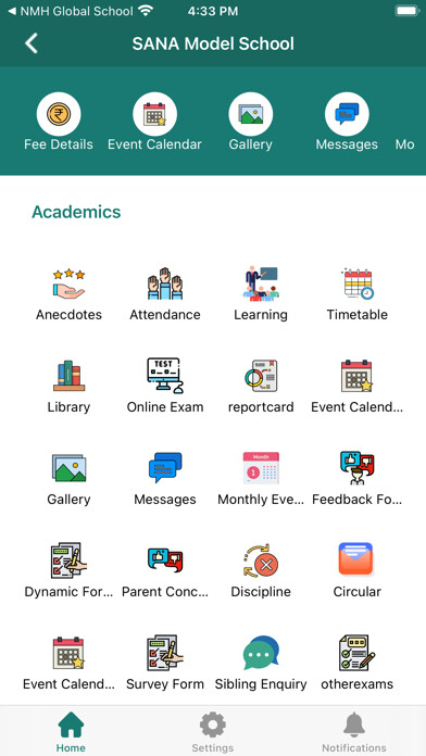 Emulate iPhone app Sana Model School using MyAndroid