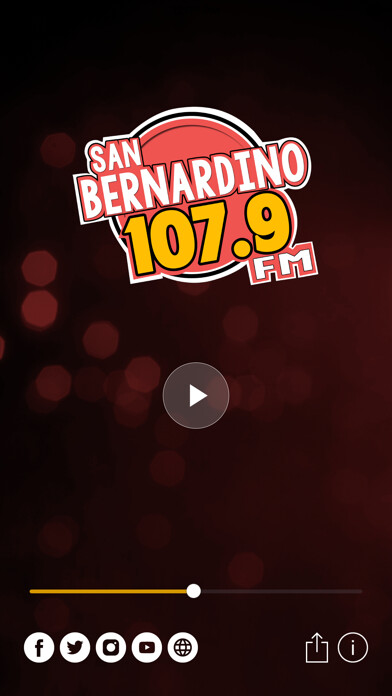 Emulate iPhone app San Bernardino 107.9 using MyAndroid Emulate iPhone app San Bernardino 107.9 using MyAndroid