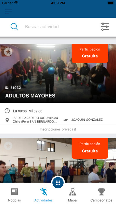 Emulate iPhone app San Bernardo Activo using MyAndroid Emulate iPhone app San Bernardo Activo using MyAndroid