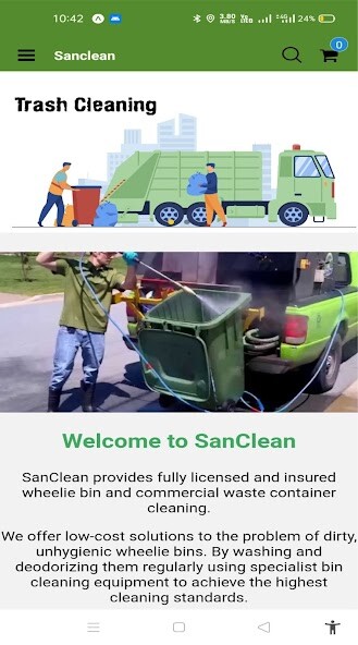 Run android online APK Sanclean from MyAndroid or emulate Sanclean using MyAndroid