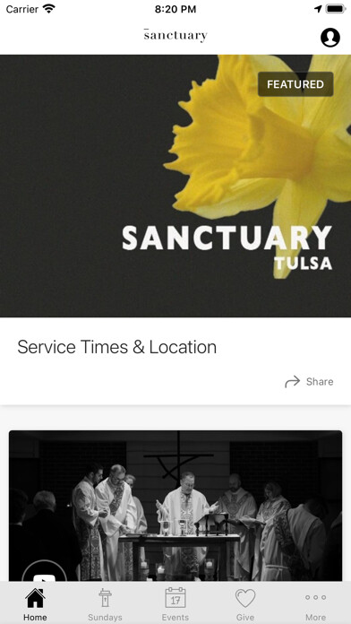 Emulate iPhone app Sanctuary Church using MyAndroid Emulate iPhone app Sanctuary Church using MyAndroid
