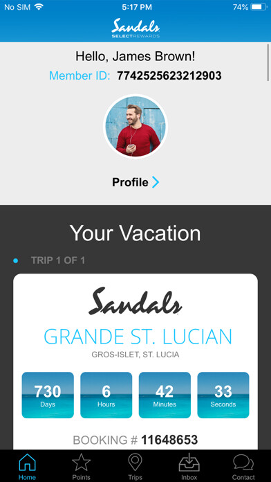 Emulate iPhone app Sandals & Beaches Resorts using MyAndroid Emulate iPhone app Sandals & Beaches Resorts using MyAndroid