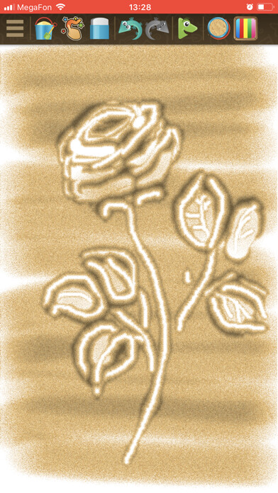 Emulate iPhone app Sand Art Magic using MyAndroid Emulate iPhone app Sand Art Magic using MyAndroid