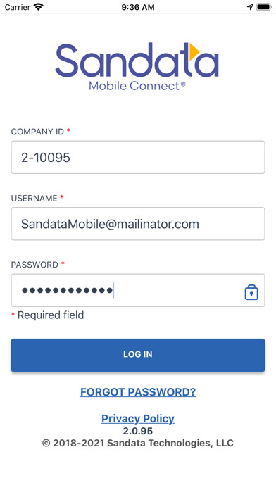 Emulate iPhone app Sandata Mobile Connect using MyAndroid Emulate iPhone app Sandata Mobile Connect using MyAndroid