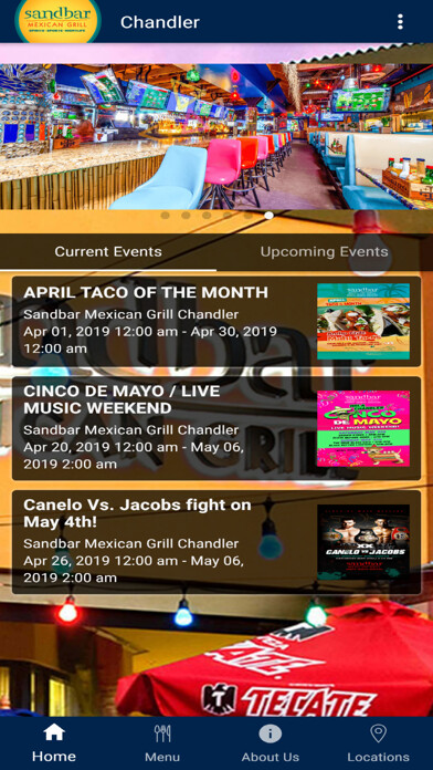 Emulate iPhone app Sandbar Mexican Grill using MyAndroid Emulate iPhone app Sandbar Mexican Grill using MyAndroid