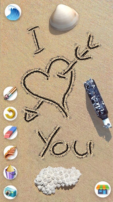 Emulate iPhone app Sand Draw: Beach Wave Art Game using MyAndroid Emulate iPhone app Sand Draw: Beach Wave Art Game using MyAndroid