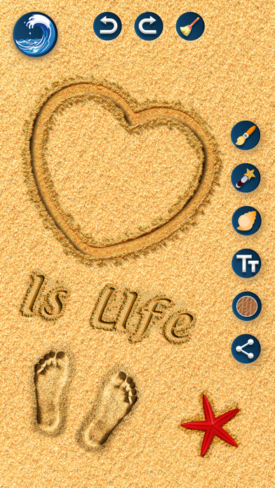Emulate iPhone app Sand draw: Make beach drawings using MyAndroid Emulate iPhone app Sand draw: Make beach drawings using MyAndroid