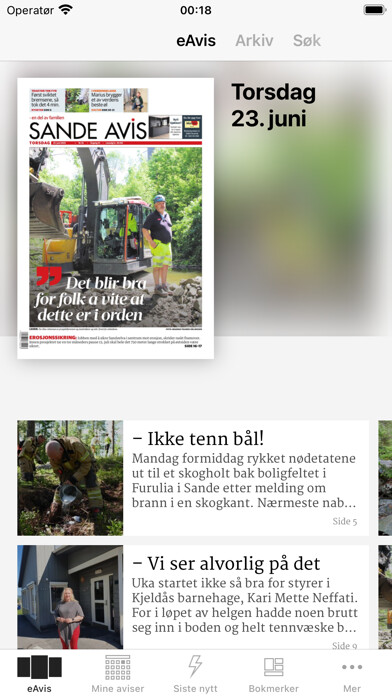 Emulate iPhone app Sande Avis eAvis using MyAndroid Emulate iPhone app Sande Avis eAvis using MyAndroid