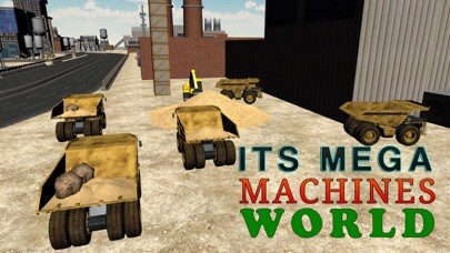 Emulate iPhone app Sand Excavator Simulator – Operate crane & drive truck in this simulation game using MyAndroid