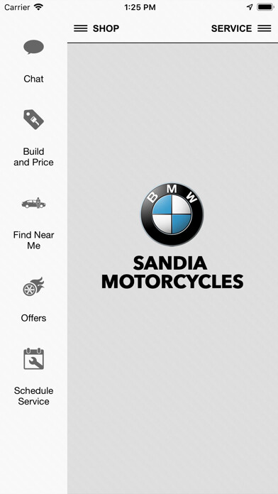 Emulate iPhone app Sandia BMW Motorcycles using MyAndroid Emulate iPhone app Sandia BMW Motorcycles using MyAndroid
