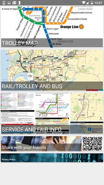 Run android online APK SAN DIEGO BUS RAIL TROLLEY MAP from MyAndroid or emulate SAN DIEGO BUS RAIL TROLLEY MAP using MyAndroid