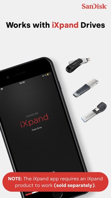 Emulate iPhone app SanDisk iXpand™ Drive using MyAndroid