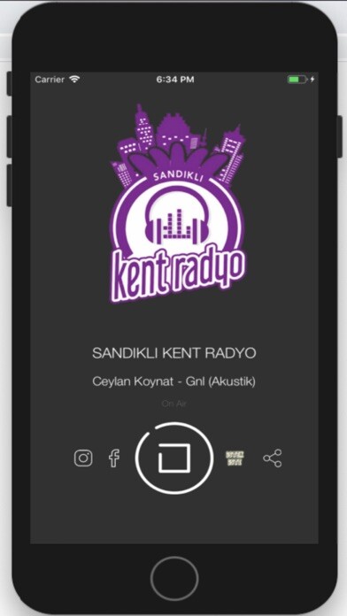 Emulate iPhone app Sandıklı Kent Radyo using MyAndroid Emulate iPhone app Sandıklı Kent Radyo using MyAndroid