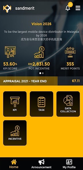 Run android online APK sandmerit KPI System from MyAndroid or emulate sandmerit KPI System using MyAndroid