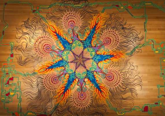 Emulate Android APK Sand Painting Wallpapers - HD